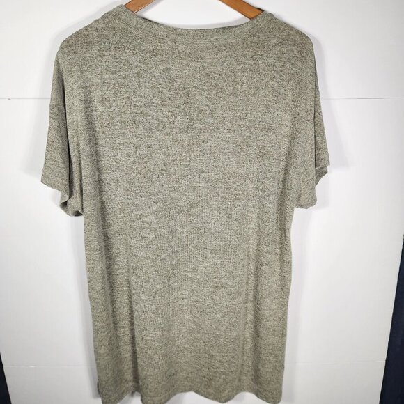 Seven7 Short Sleeve Top Tunic Sweater Size L - Picture 2 of 8